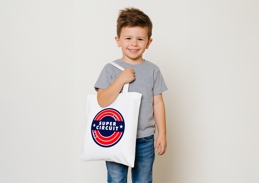 Tote bag Super Circuit 100% coton