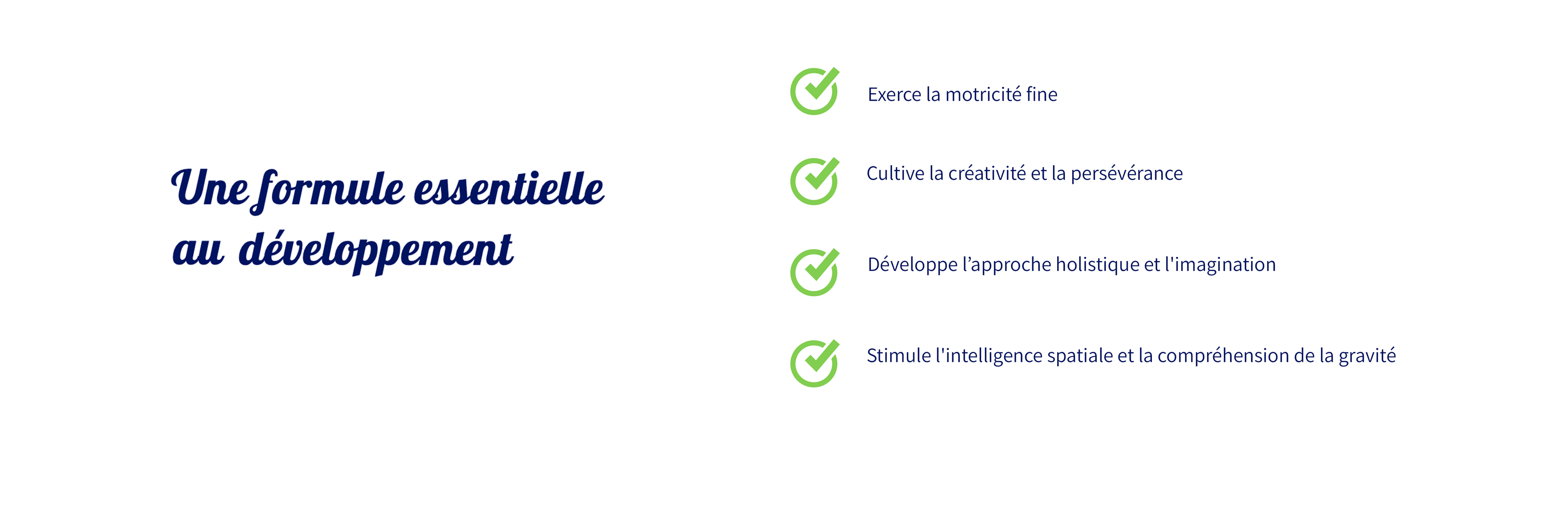 Formule essentielle au développement